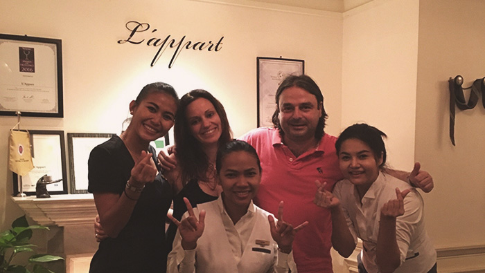 l-appart French restaurant bangkok